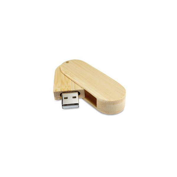 USB ecológico con con capacidad de 4GB y 8GB.